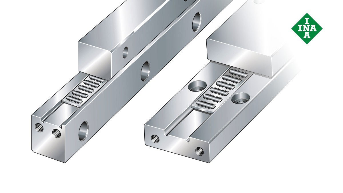 INA J & S Guideways with needle roller flat cage