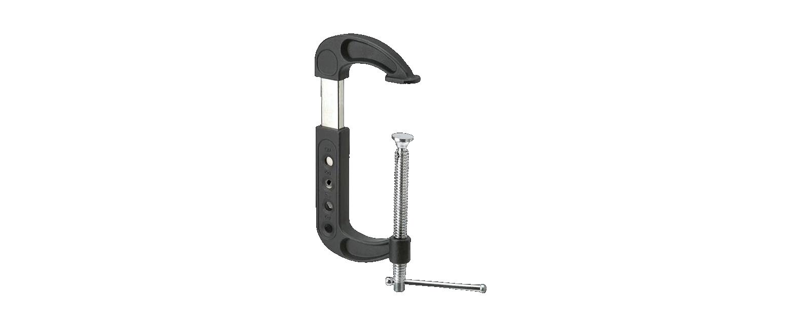 McMaster-Carr Fabricating Heavy-duty C-clamp with adjustable screw handle