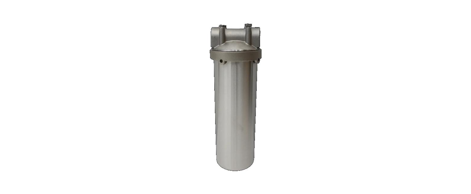 McMaster-Carr Filtering Stainless steel inline water filter housing canister