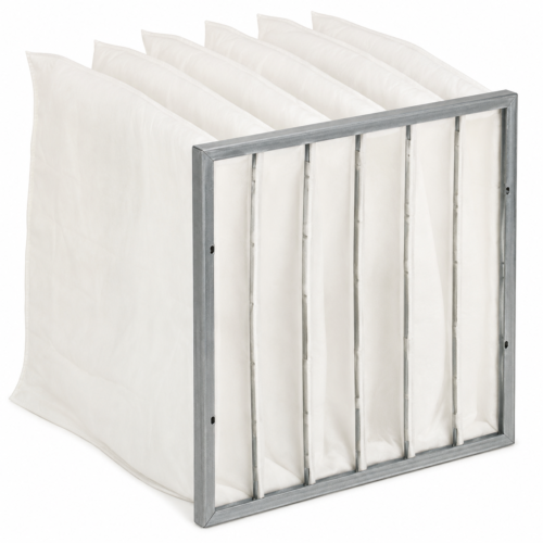 McMaster-Carr Heating and Cooling Parts: Pocket-style HVAC air filter with pleated fabric bags