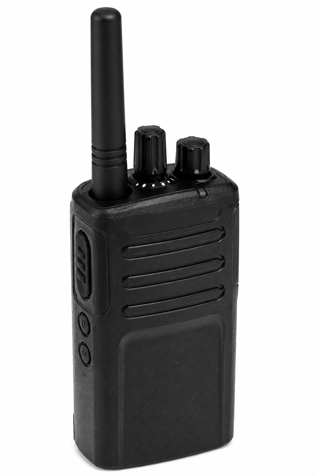 McMaster-Carr Office Supplies & Signs Parts: Handheld two-way radio with antenna and dial controls
