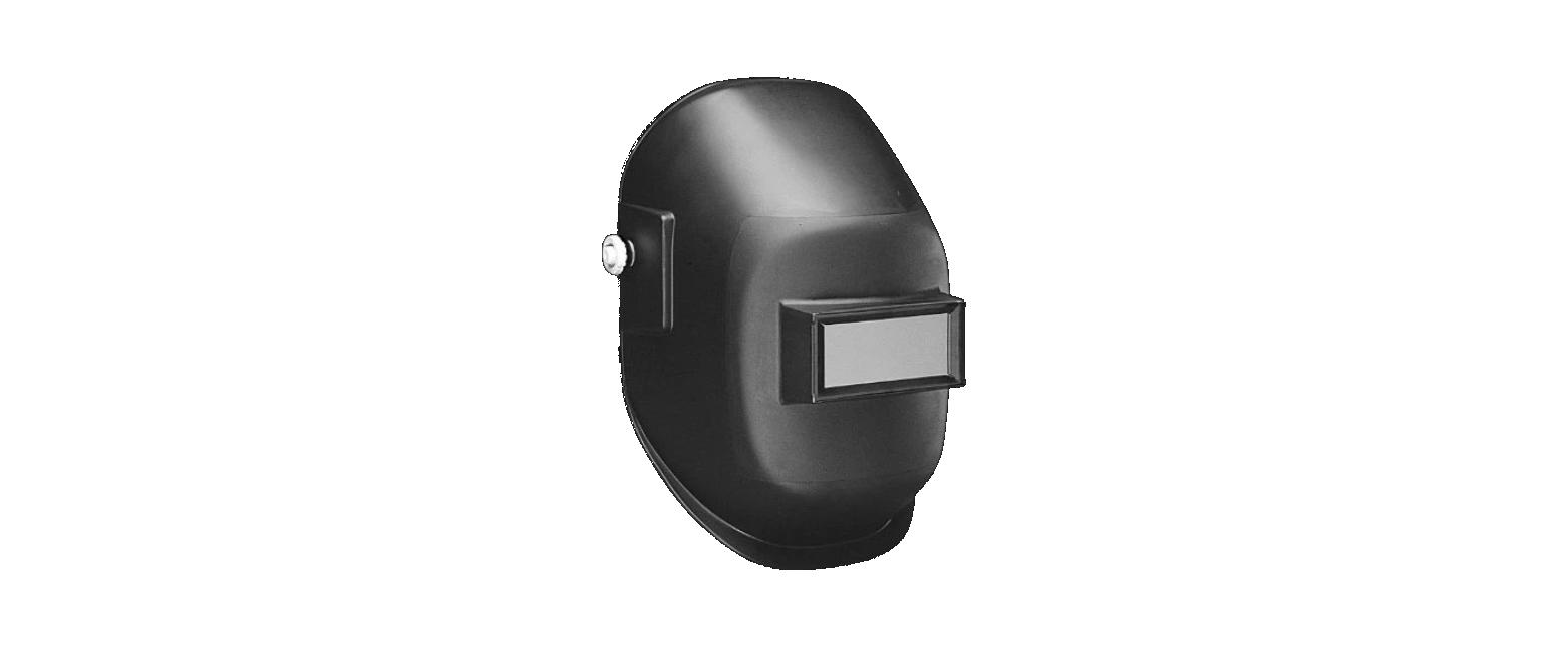 McMaster-Carr Safety Supplies Black passive welding helmet with fixed lens shade