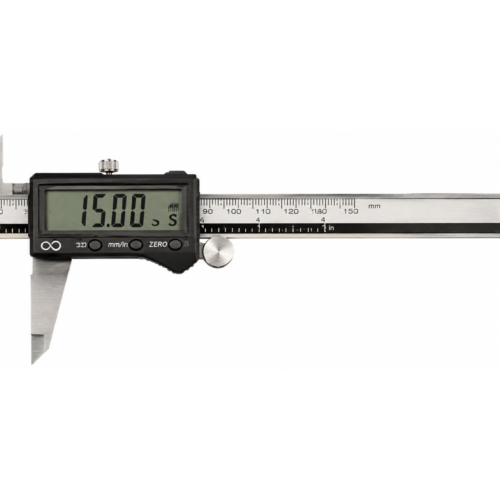 McMaster-Carr Measuring & Inspecting McMaster-Carr Measuring and Inspecting Parts: Digital caliper displaying a 15.00 mm measurement